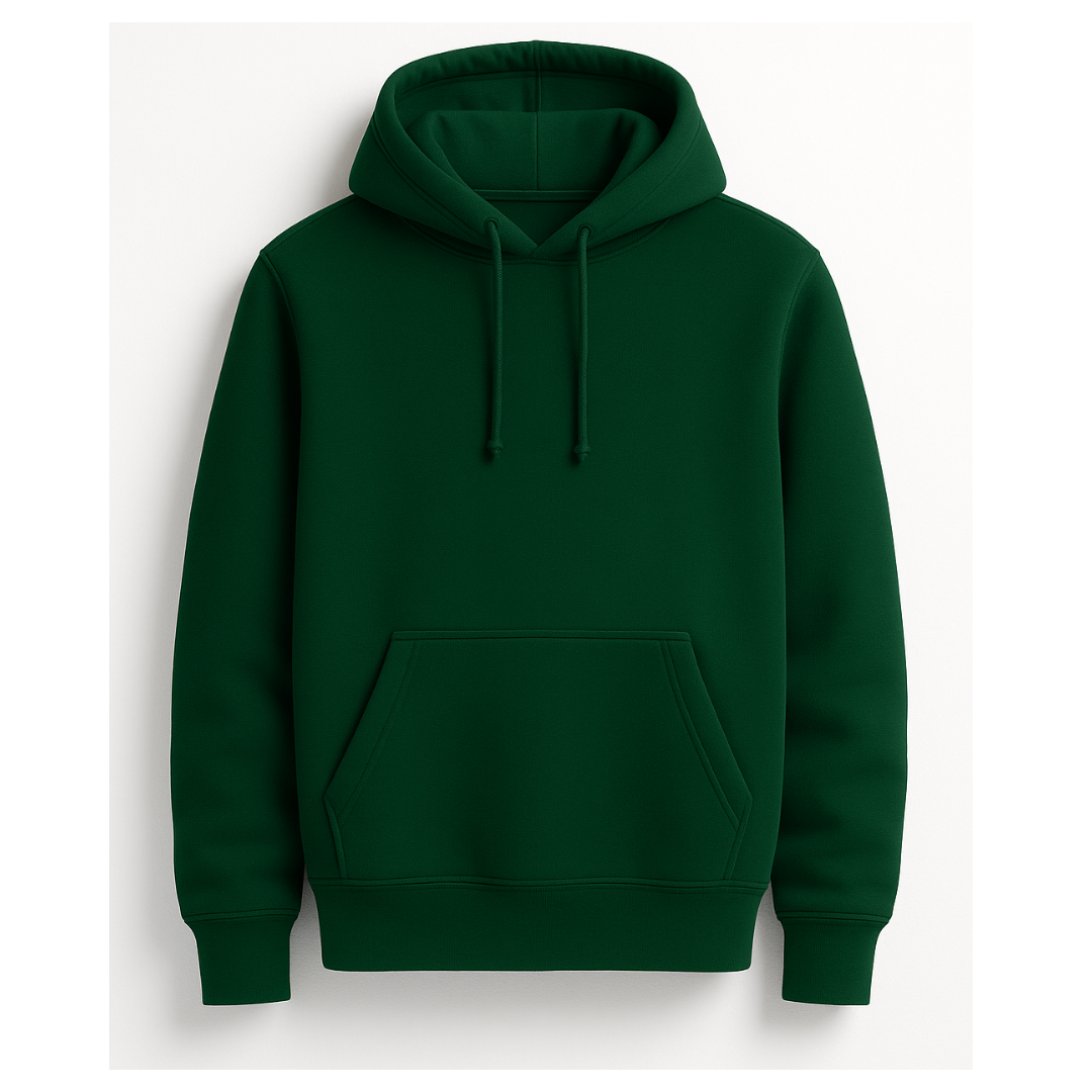 Zuqo Men's Hoodie  -  BOTTLE GREEN