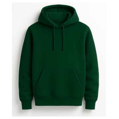 Zuqo Men's Hoodie  -  BOTTLE GREEN
