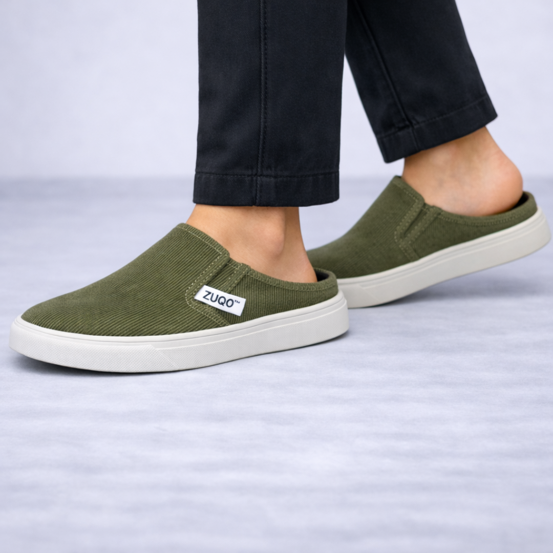 Zuqo Men's Half Shoe - Olive