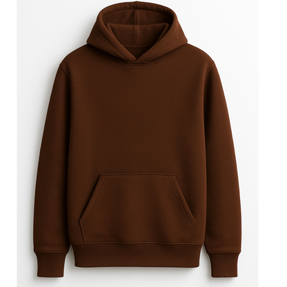 CUSTOM MEN'S T HOODIE  : COFFEE