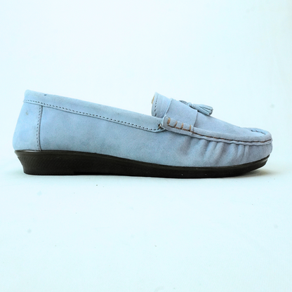 Female Loafer - Sky Blue