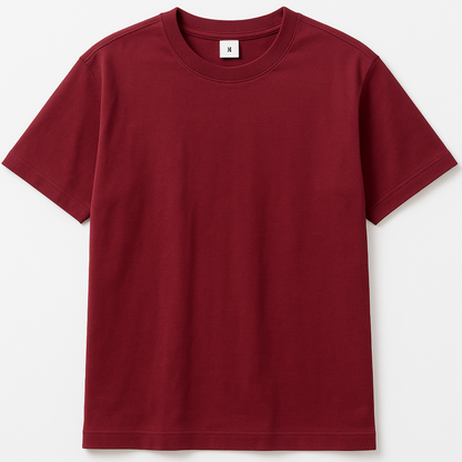 CUSTOM MEN'S T SHIRT : MAROON