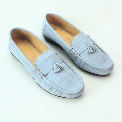 Female Loafer - Sky Blue