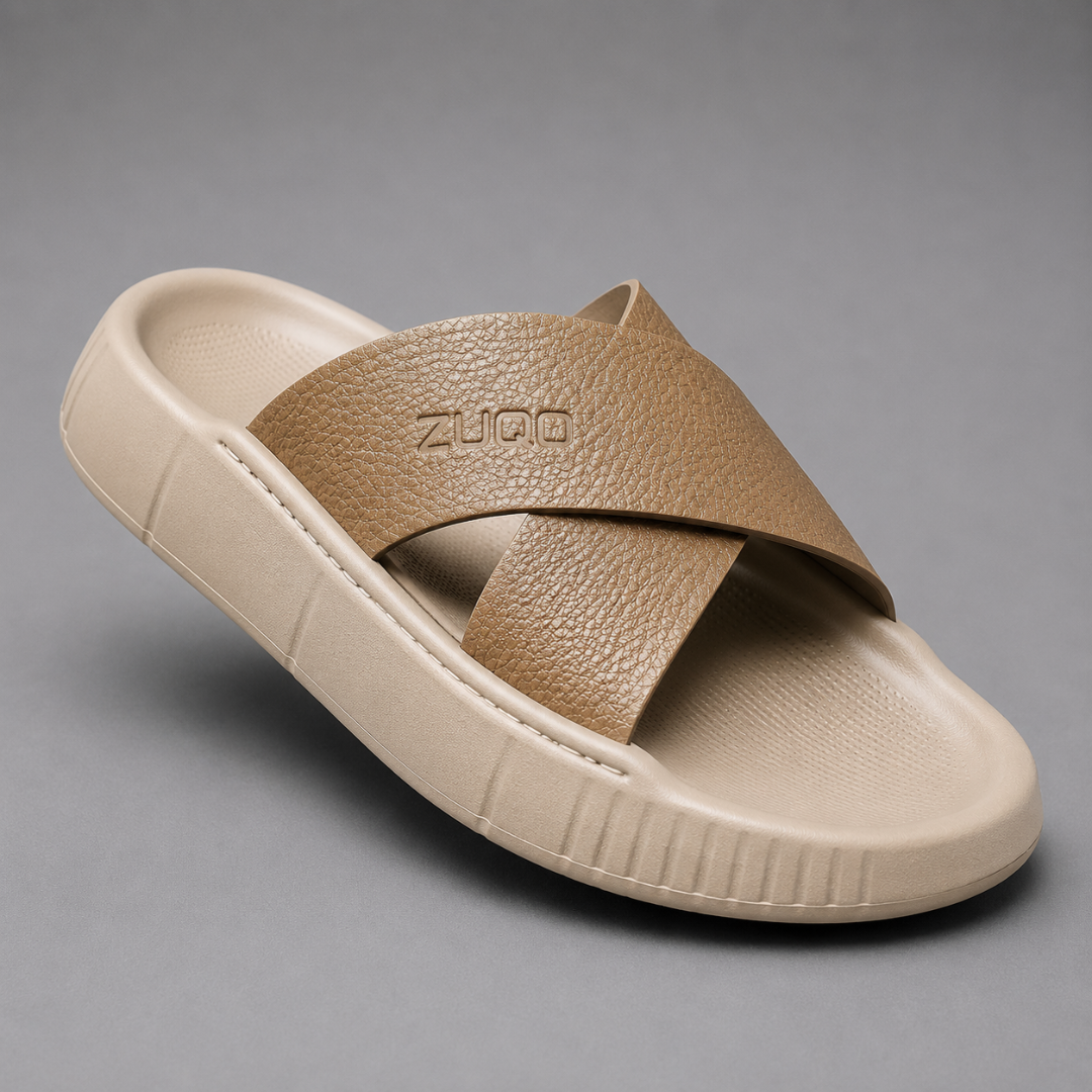 Zuqo Lite Sandal : Cross  Brown