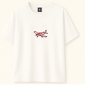 Embroidery  Drop Shoulder  T Shirt - Fly Air