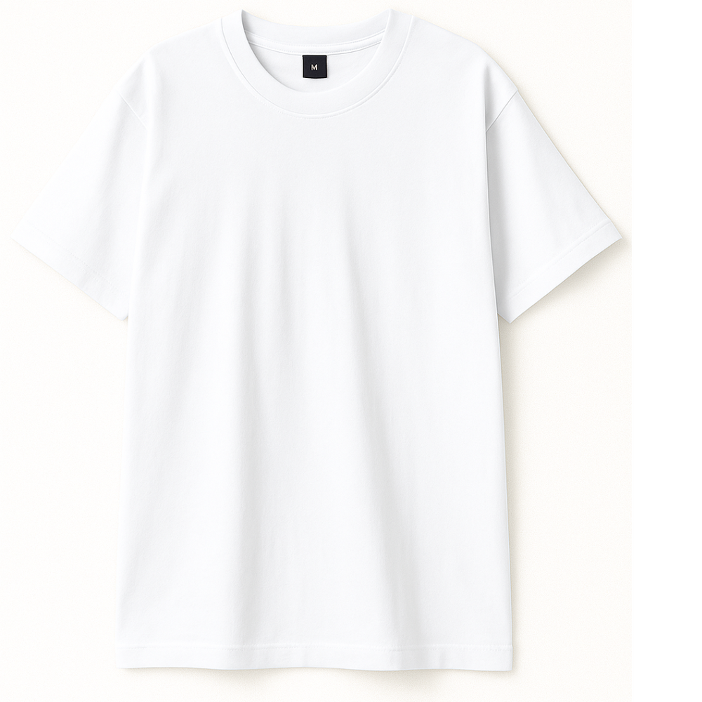 Drop Shoulder T shirt - White product image 1