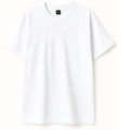 Drop Shoulder T shirt - White