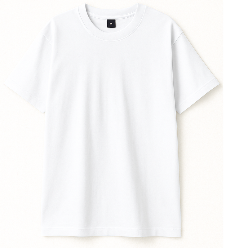 Drop Shoulder T shirt - White product image 1