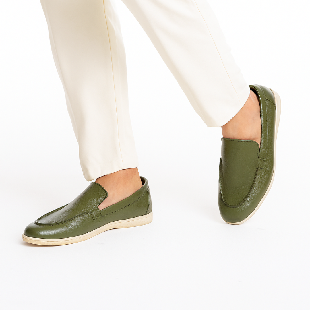 Zuqo Old Money Loafer   - Olive