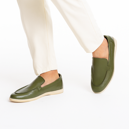 Zuqo Old Money Loafer   - Olive