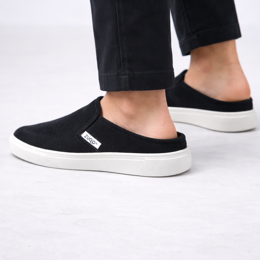 Zuqo Men's Half Shoe - Black
