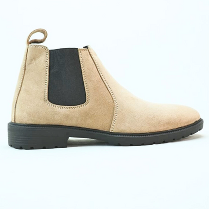 Zuqo Mens Chelsea Boot   - Caramel