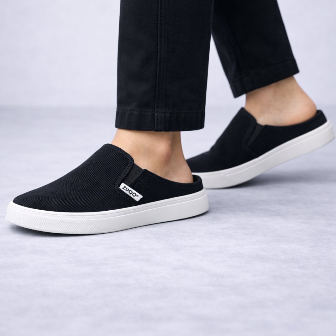 Zuqo Men's Half Shoe - Black