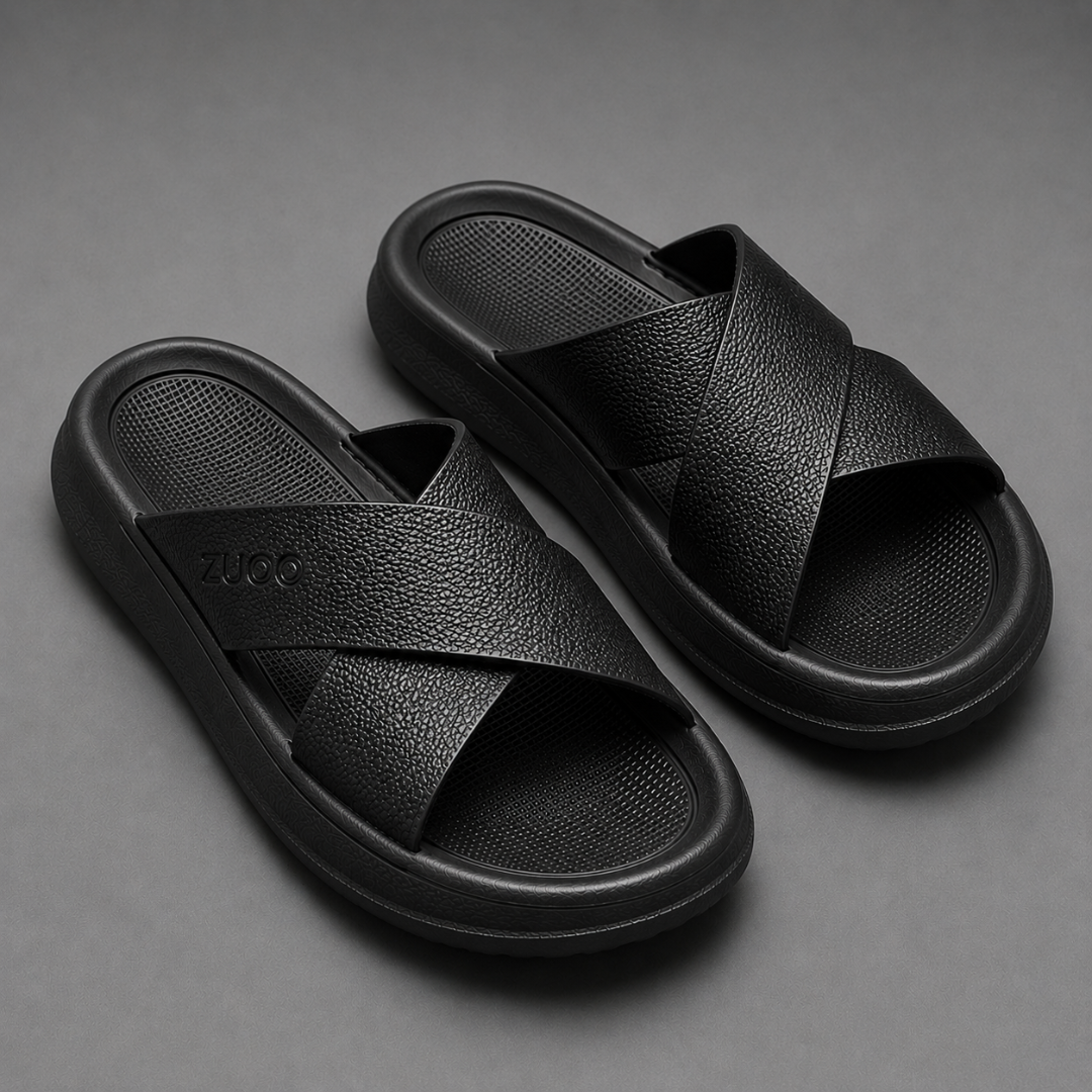 Zuqo Lite Sandal : Black Cross