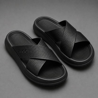 Zuqo Lite Sandal : Black Cross