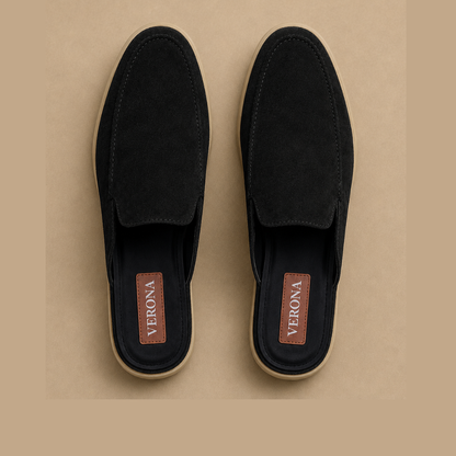 Verona Mules  - Suede Black