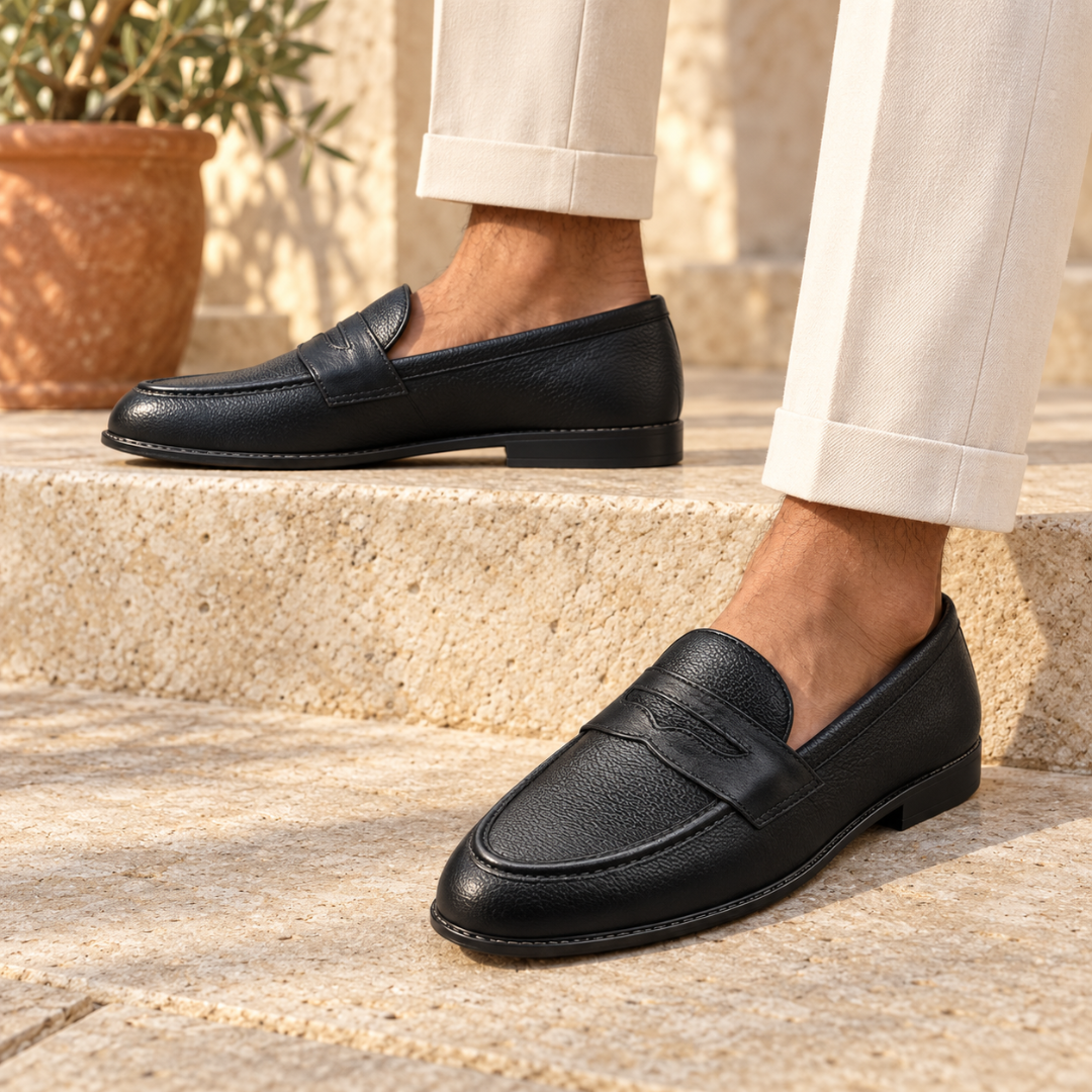 Verona Penny Loafer - Black