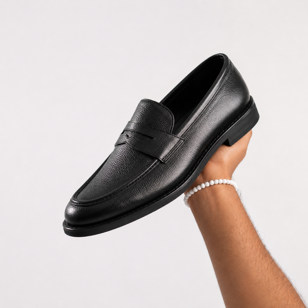 Verona  Penny Loafer  - Black