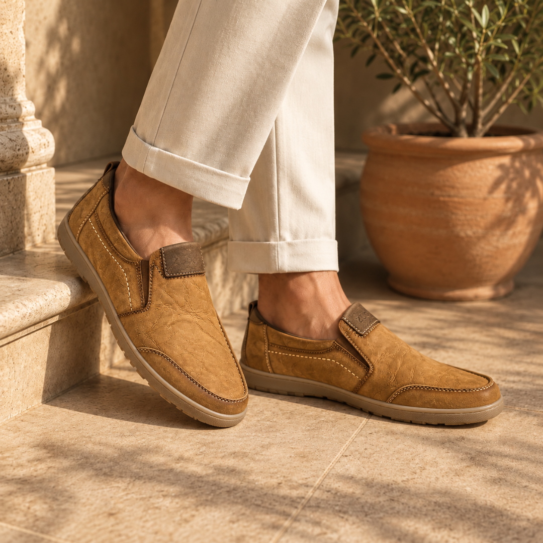 Zuqo Comfort Loafer - Camel Brown