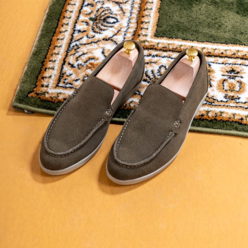Verona Old Money Loafer  - Olive Brown