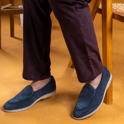 Verona  Belgian Loafer   - Midnight Blue