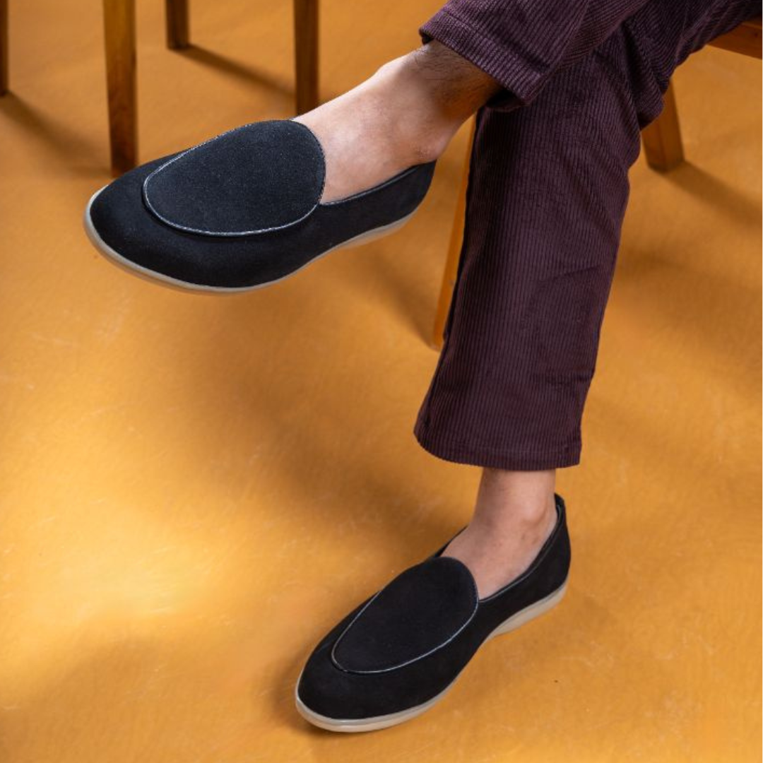 Verona Belgian Loafer   - Shadow Black