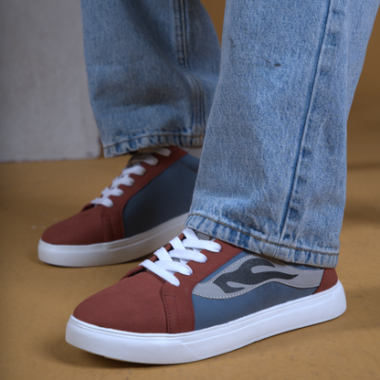 Zuqo Men's Sneaker Roma Series  :  Sky Blue