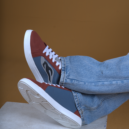 Zuqo Men's Sneaker Roma Series  :  Sky Blue