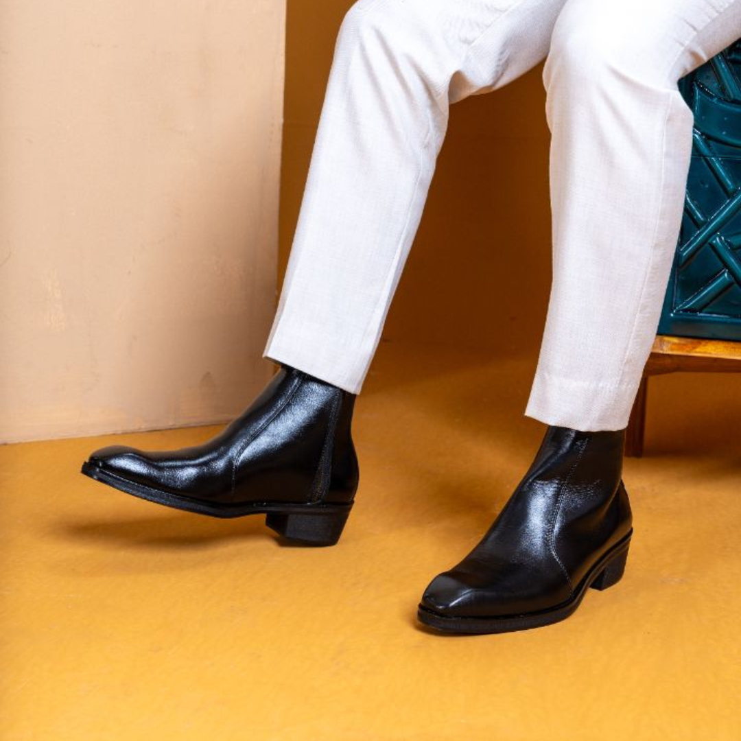 Cuban Heel Chelsea Boots