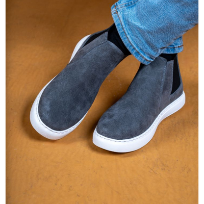 Zuqo Mens Chelsea Boot   - Hustle Ash