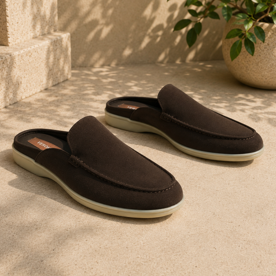 Verona Mules  - Coffee