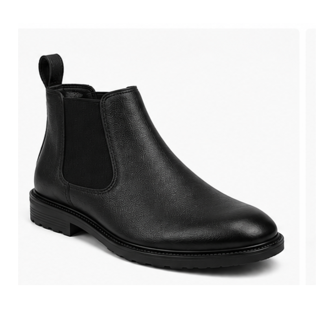 Zuqo Mens Chelsea Boot   -  Prime Black