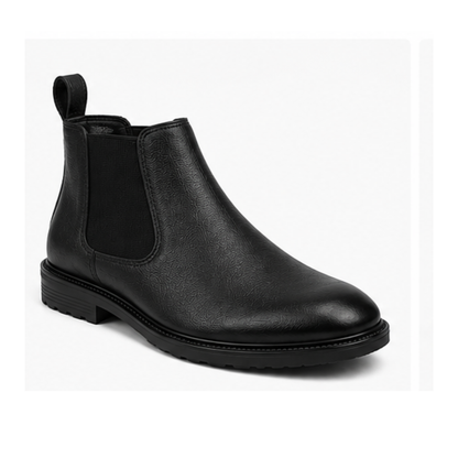 Zuqo Mens Chelsea Boot   -  Prime Black