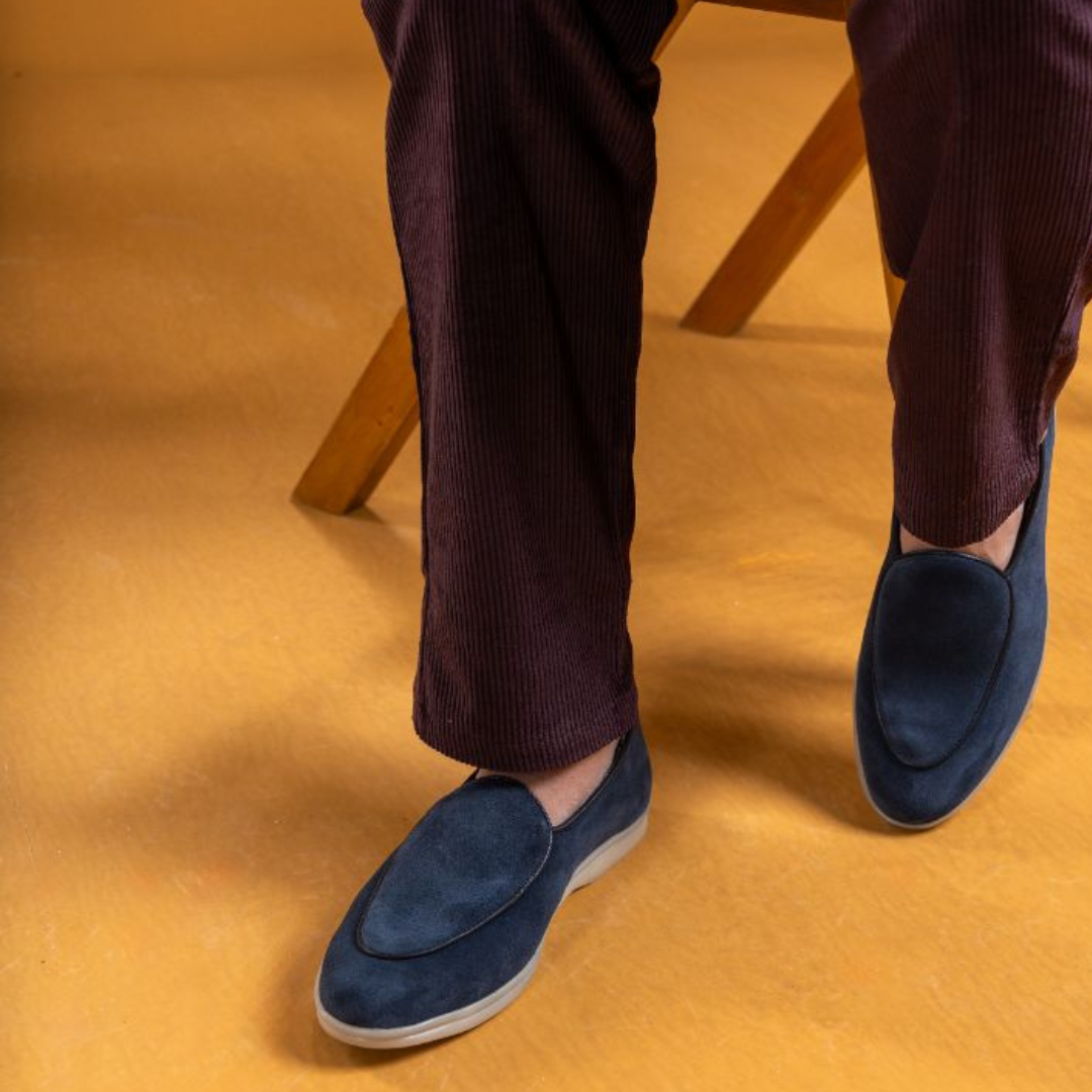Verona  Belgian Loafer   - Midnight Blue
