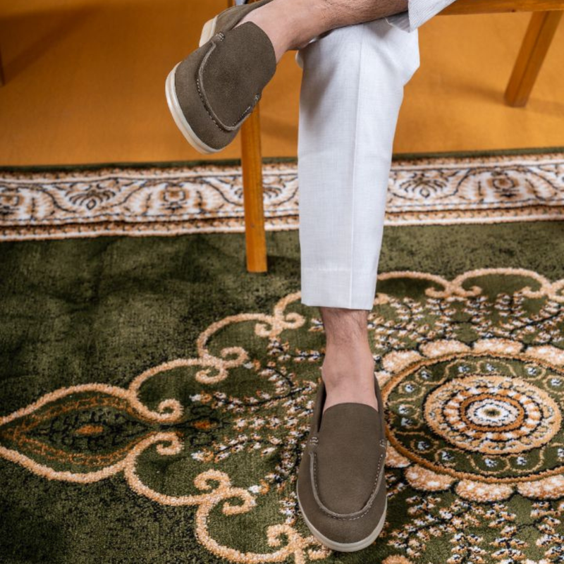 Verona Old Money Loafer  - Olive Brown