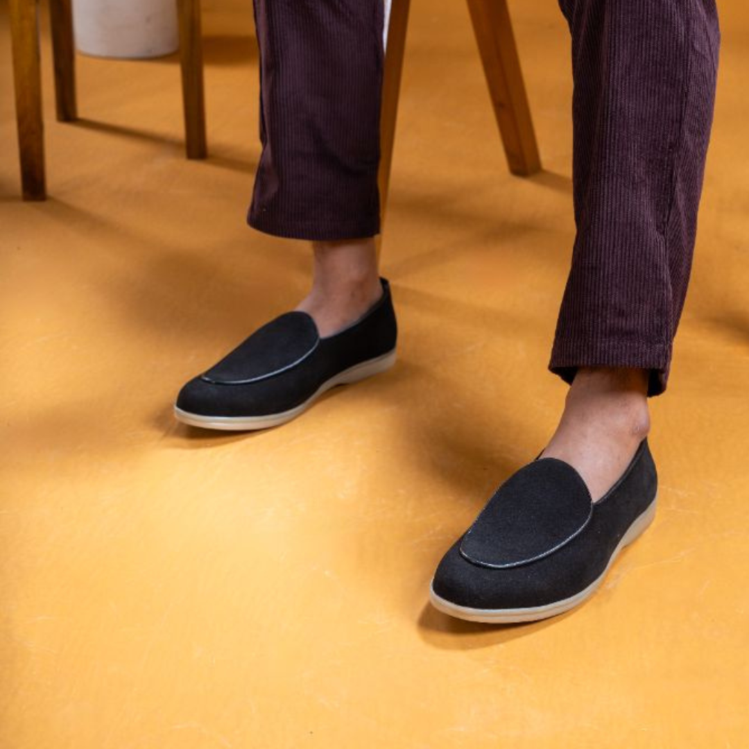 Verona Belgian Loafer   - Shadow Black