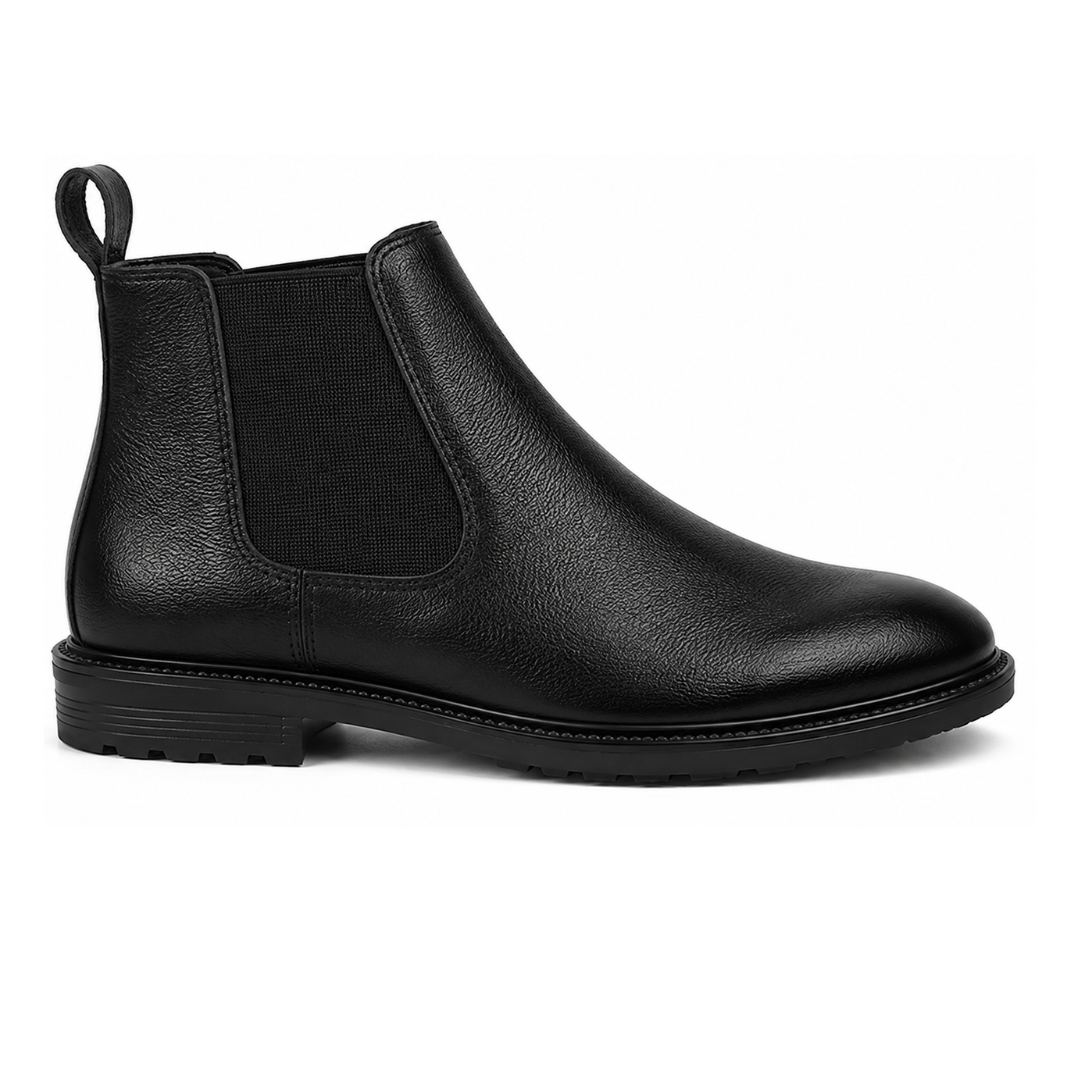 Zuqo Mens Chelsea Boot   -  Prime Black