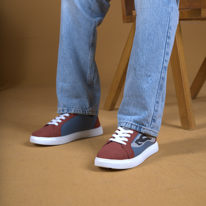 Zuqo Men's Sneaker Roma Series  :  Sky Blue