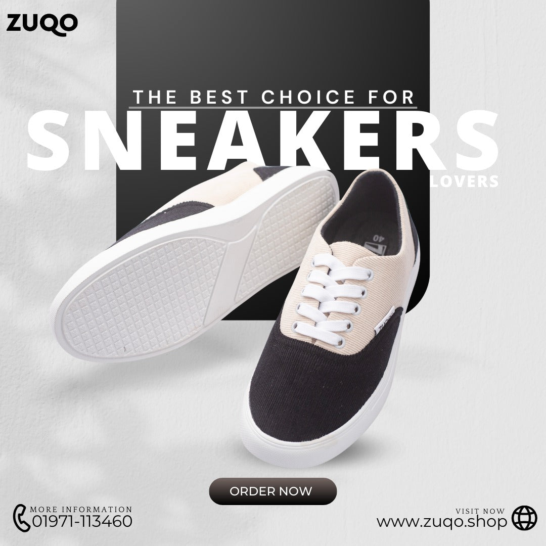 Zuqo Sneaker - Black - Off White