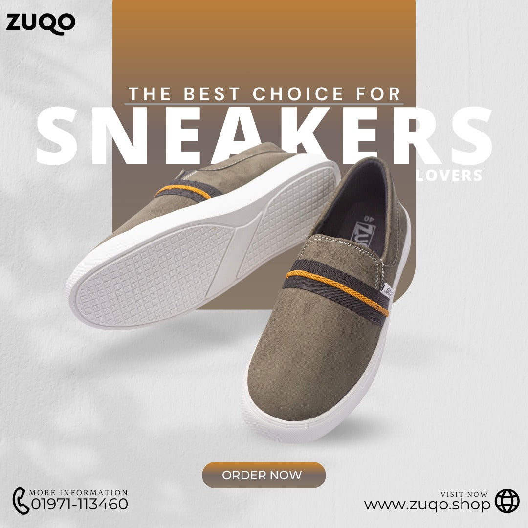Zuqo Sneaker - Suede Dark Olive
