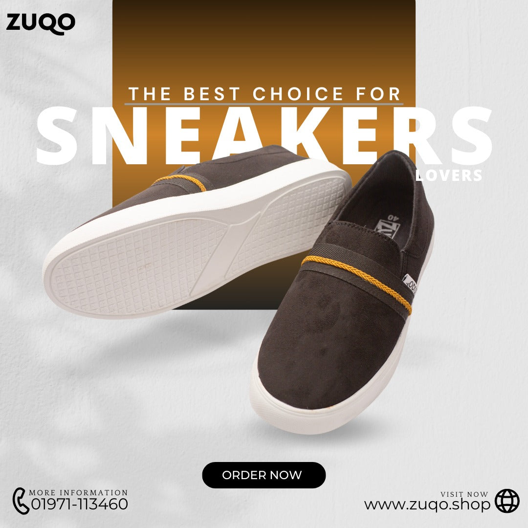 Zuqo Sneaker - Suede Black