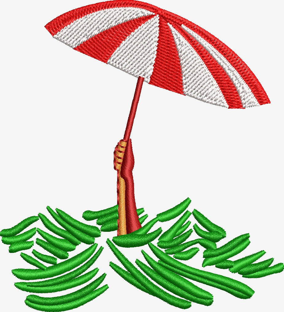 Embroidery  Drop Shoulder  T Shirt - Holiday