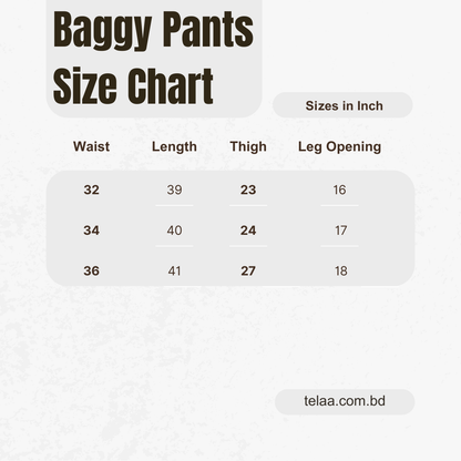 Baggy Trousers | Nero