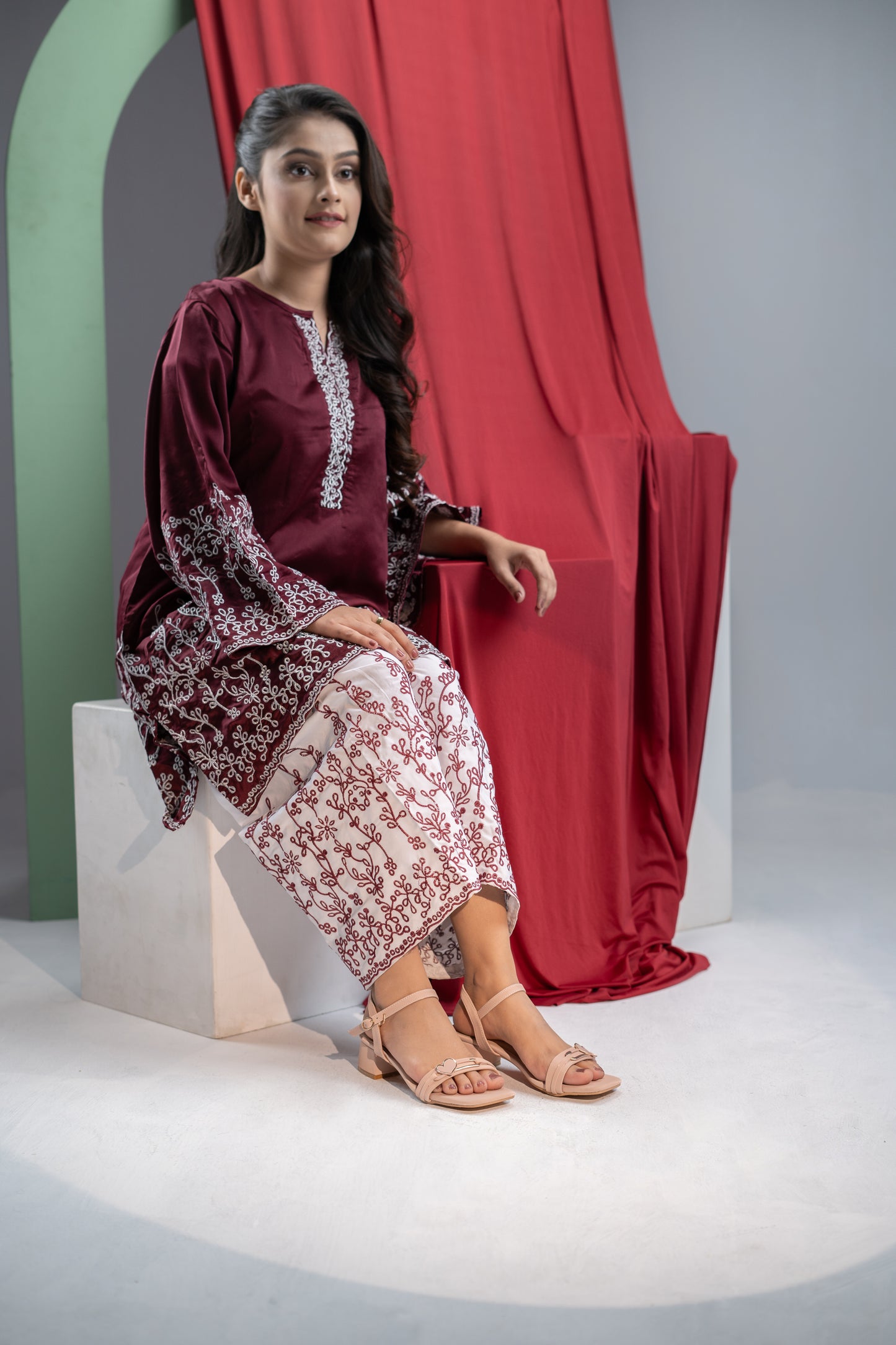 Zazla Females Heels -  Sleekline Soft Beige