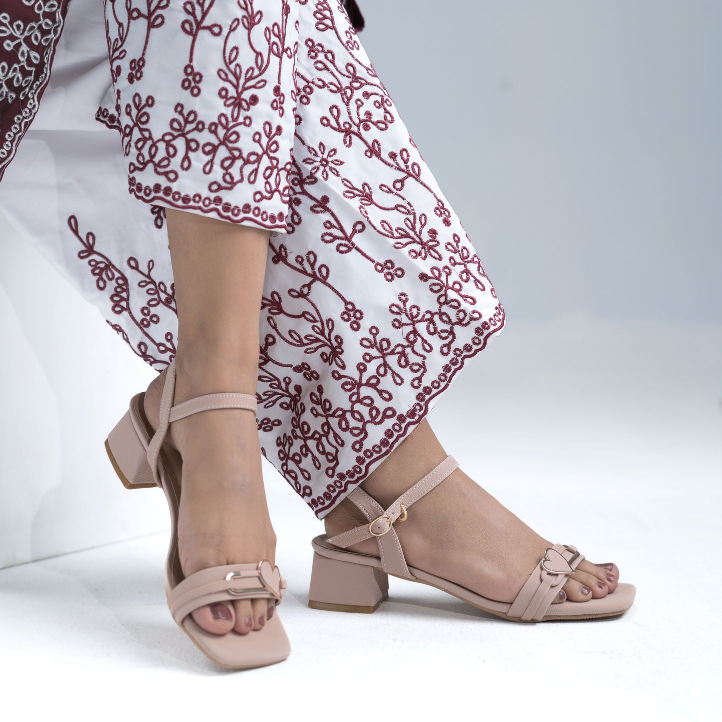 Zazla Females Heels -  Sleekline Soft Beige