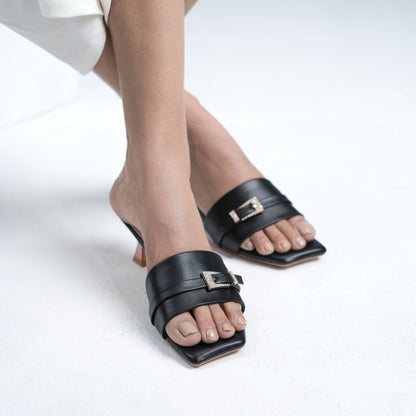 Zazla Women’s Heels -  Sleekline Black