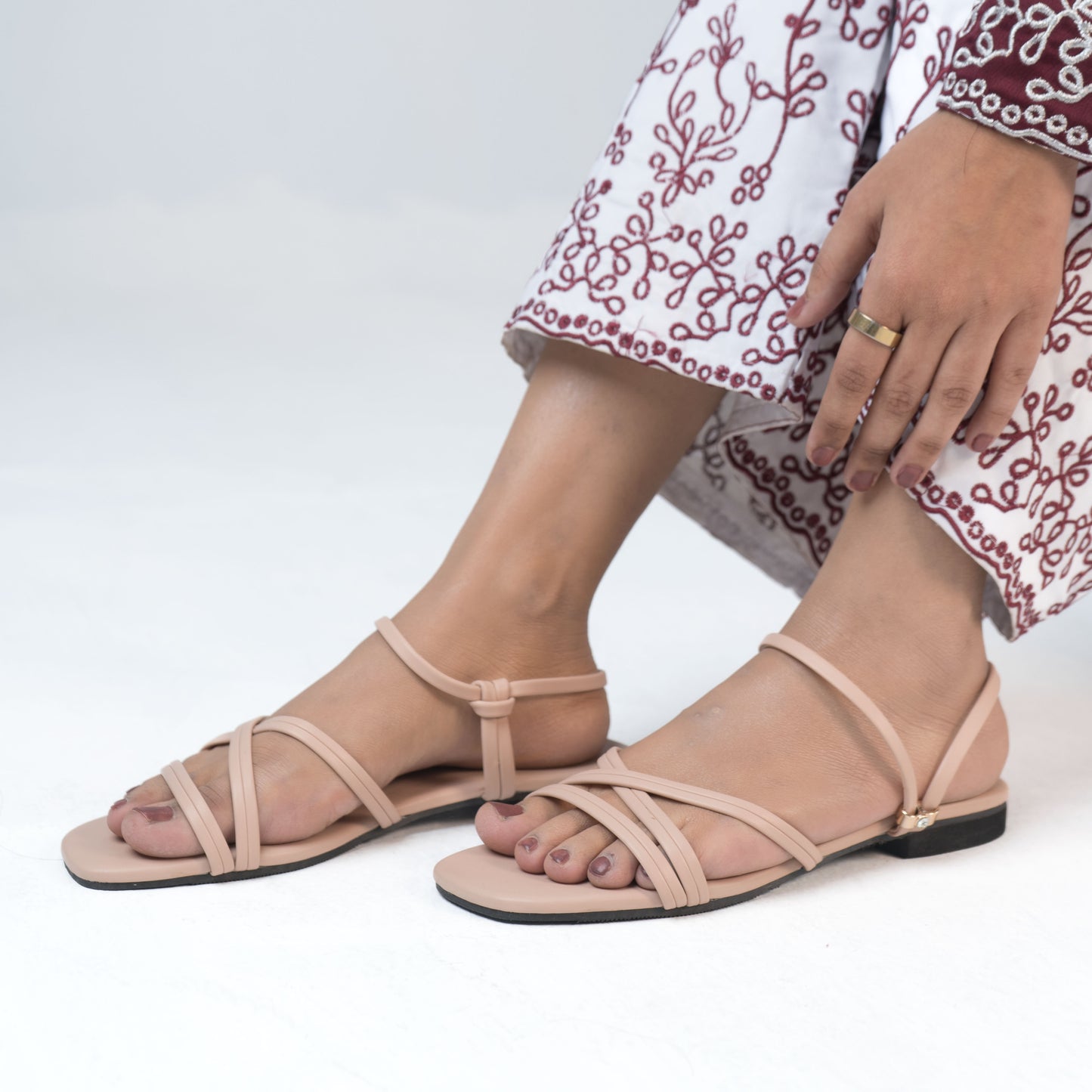 Zazla Women’s Flats - Pastel Loop