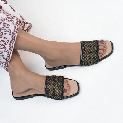 Zazla Women’s Flats - Golden Loom