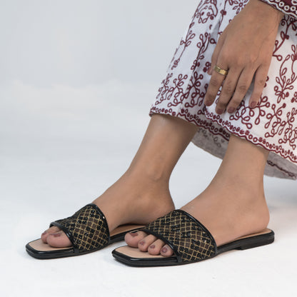 Zazla Women’s Flats - Golden Loom