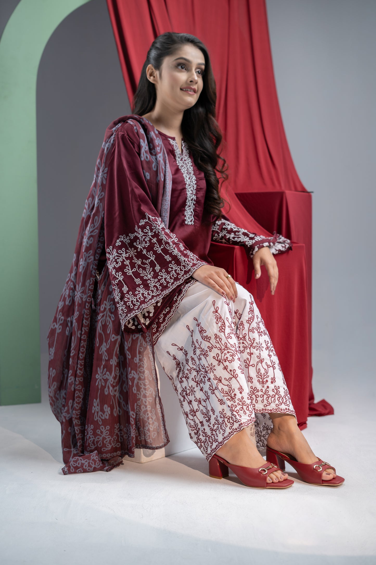 Zazla Women’s Heels – Velvet Rouge